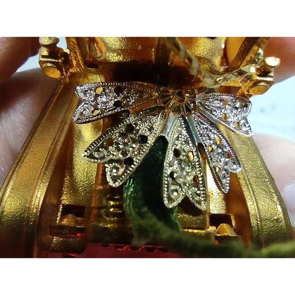 Vintage Koestel 1911 Maxwell Classic Car Gold Green Velvet Christmas Ornament - Picture 8 of 8